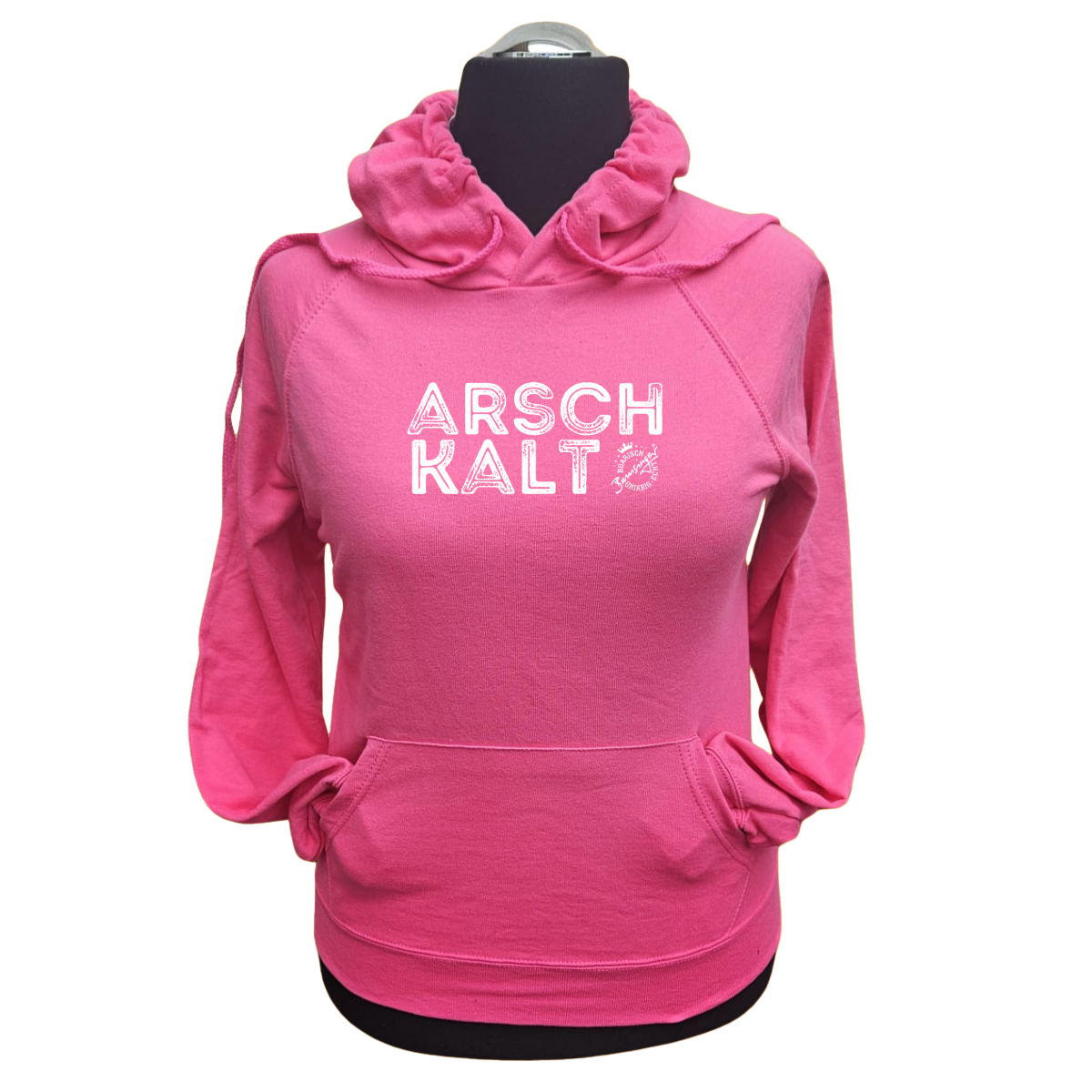 Hoodie Arschkalt Ladies Pink